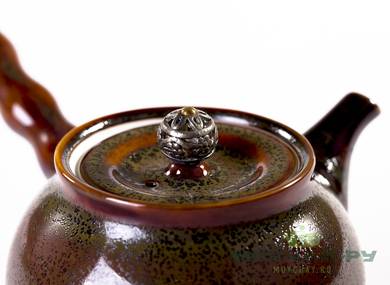 Набор посуды для чайной церемонии из 11 предметов # 22998 керамика: шесть пиал по 66 мл чайник 230 мл сито гундаобэй 185 мл чайница чайный пруд