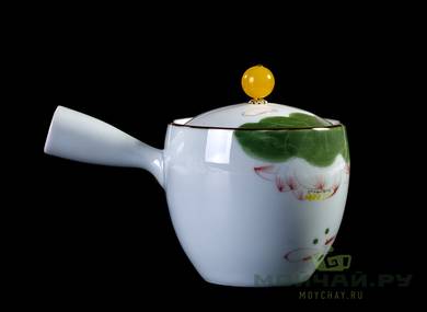 Дорожный набор для чайной церемонии # 23626 фарфор: чайник 190 мл четыре пиалы по 65 мл чайница чайная доска щипцы чайное полотенце сумка для транспортировки набора