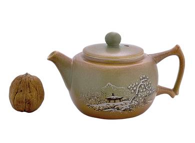 Набор посуды для чайной церемонии из 9 предметов # 41475 фарфор: чайник 210 мл гундаобэй 170 мл сито 6 пиал по 40 мл
